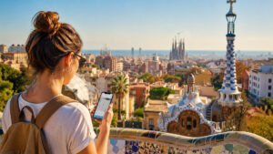 Barcelona med eSIM Roam Pass